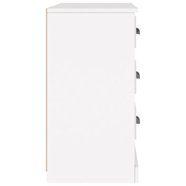 vidaXL Komoda biela 104,5x35,5x67,5 cm kompozitné drevo – Obrázok 5