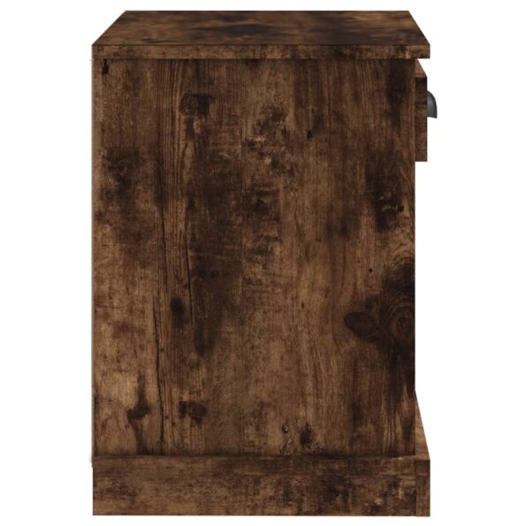 vidaXL Nočný stolík dymový dub 43x36x50 cm – Obrázok 8
