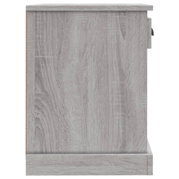 vidaXL Nočný stolík sivý sonoma 43x36x50 cm – Obrázok 8