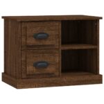 vidaXL Nočný stolík hnedý dub 60x35,5x45 cm – Obrázok 2