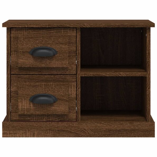 vidaXL Nočný stolík hnedý dub 60x35,5x45 cm – Obrázok 7