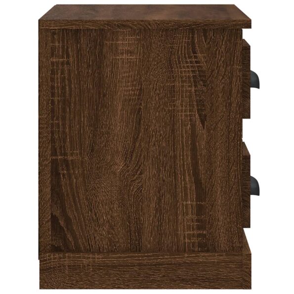 vidaXL Nočný stolík hnedý dub 60x35,5x45 cm – Obrázok 8