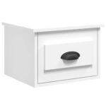 vidaXL Nástenné nočné stolíky 2 ks biele 41,5x36x28cm – Obrázok 5