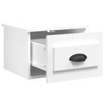 vidaXL Nástenné nočné stolíky 2 ks biele 41,5x36x28cm – Obrázok 6