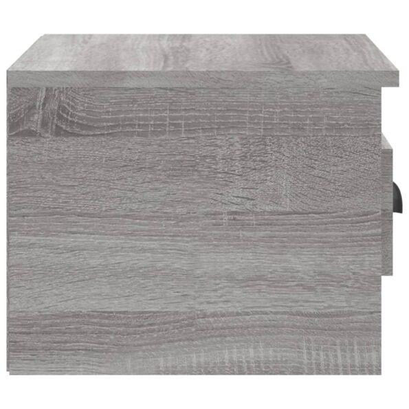 vidaXL Nástenné nočné stolíky 2 ks sivé dub sonoma 41,5x36x28cm – Obrázok 8