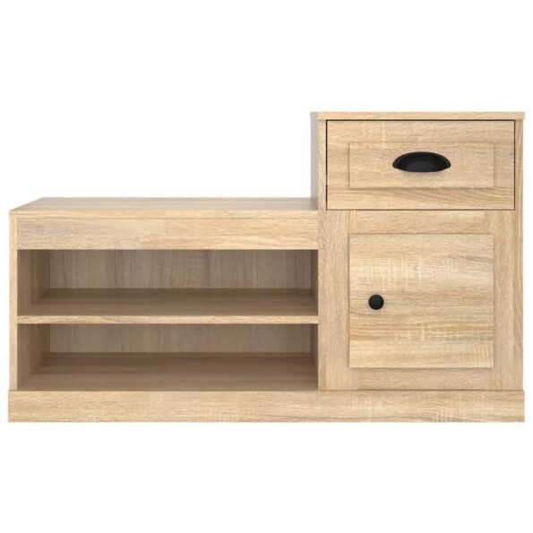 vidaXL Botník dub sonoma 100x42x60 cm kompozitné drevo – Obrázok 6
