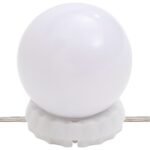 vidaXL Toaletný stolík s LED hnedý dub 90x50x132,5 cm kompozitné drevo – Obrázok 11