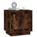vidaXL Nočné stolíky 2 ks dymový dub 44x35x45 cm spracované drevo – Obrázok 4