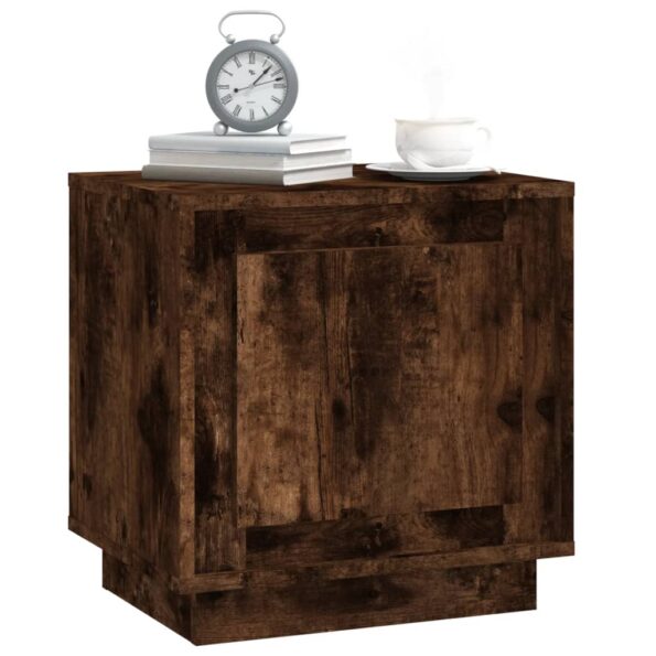 vidaXL Nočné stolíky 2 ks dymový dub 44x35x45 cm spracované drevo – Obrázok 4