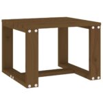vidaXL Záhradný stolík medovohnedý 40x38x28,5 cm borovicový masív – Obrázok 2