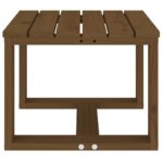 vidaXL Záhradný stolík medovohnedý 40x38x28,5 cm borovicový masív – Obrázok 4