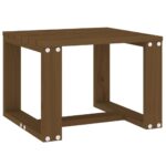 vidaXL Záhradný stolík medovohnedý 40x38x28,5 cm borovicový masív – Obrázok 5