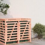 vidaXL Predĺženie ma úložný box na odpadkový kôš masívne drevo douglas – Obrázok 3
