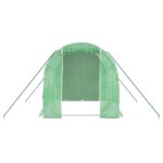 vidaXL Fóliovník s oceľovým rámom zelený 4 m² 2x2x2 m – Obrázok 4