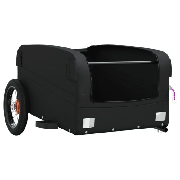 vidaXL Vozík za bicykel, čierny 30 kg, železo – Obrázok 5
