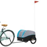 vidaXL Vozík za bicykel, čierno modrý 30 kg, železo – Obrázok 3