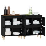 vidaXL Komody 2 ks čierne 60x35x70 cm kompozitné drevo – Obrázok 5