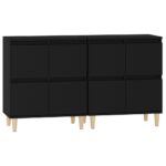 vidaXL Komody 2 ks čierne 60x35x70 cm kompozitné drevo – Obrázok 6