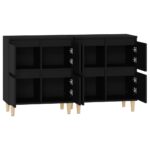 vidaXL Komody 2 ks čierne 60x35x70 cm kompozitné drevo – Obrázok 7