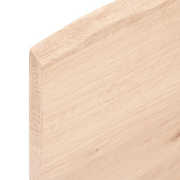 vidaXL Kúpeľňová doska 80x60x2 cm neošetrený masív – Obrázok 4