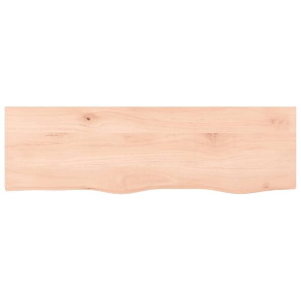 vidaXL Kúpeľňová doska 100x30x(2-4) cm neošetrený masív – Obrázok 3