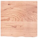 vidaXL Kúpeľňová doska bledohnedá 60x60x2 cm ošetrený masív – Obrázok 3