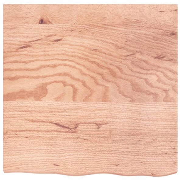 vidaXL Kúpeľňová doska bledohnedá 60x60x2 cm ošetrený masív – Obrázok 3