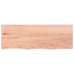 vidaXL Kúpeľňová doska bledohnedá 80x30x(2-6) cm ošetrený masív – Obrázok 3