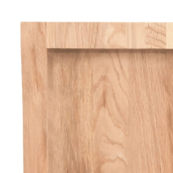 vidaXL Kúpeľňová doska bledohnedá 120x60x(2-6) cm ošetrený masív – Obrázok 9