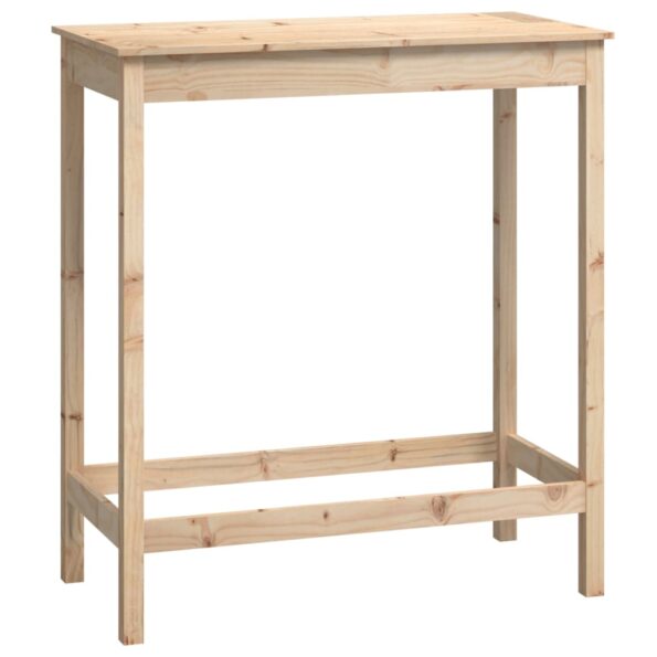 vidaXL Barový stolík 100x50x110 cm borovicový masív – Obrázok 2
