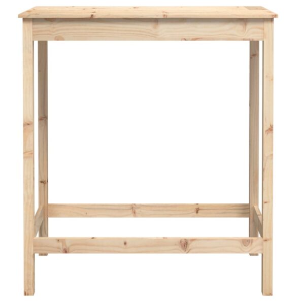 vidaXL Barový stolík 100x50x110 cm borovicový masív – Obrázok 5