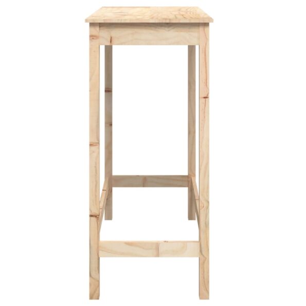 vidaXL Barový stolík 100x50x110 cm borovicový masív – Obrázok 6