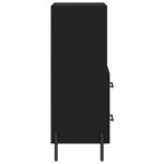 vidaXL Komoda čierna 34,5x34x90 cm spracované drevo – Obrázok 7
