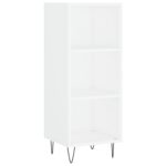 vidaXL Komoda biela 34,5x32,5x90 cm kompozitné drevo – Obrázok 2