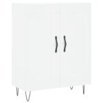 vidaXL Komoda biela 69,5x34x90 cm kompozitné drevo – Obrázok 2