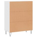 vidaXL Komoda biela 69,5x34x90 cm kompozitné drevo – Obrázok 8