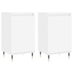vidaXL Komody 2 ks biele 40x35x70 cm kompozitné drevo – Obrázok 2