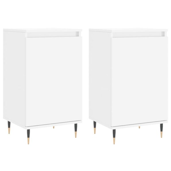 vidaXL Komody 2 ks biele 40x35x70 cm kompozitné drevo – Obrázok 2