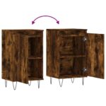 vidaXL Komody 2 ks dymový dub 40x35x70 cm kompozitné drevo – Obrázok 10