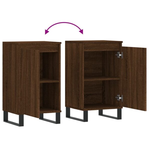 vidaXL Komoda hnedý dub 40x35x70 cm kompozitné drevo – Obrázok 9