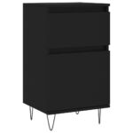 vidaXL Komody 2 ks čierne 40x35x70 cm kompozitné drevo – Obrázok 5