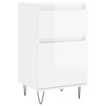 vidaXL Komody 2 ks lesklé biele 40x35x70 cm kompozitné drevo – Obrázok 5