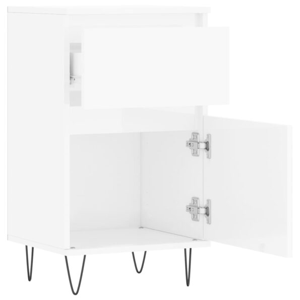vidaXL Komody 2 ks lesklé biele 40x35x70 cm kompozitné drevo – Obrázok 7