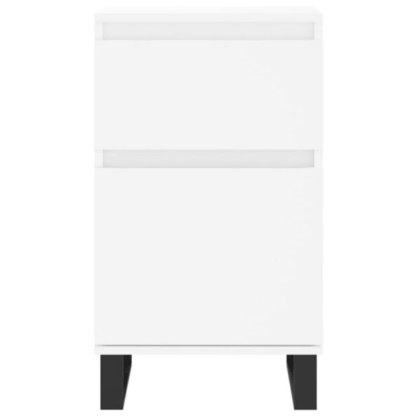 vidaXL Komoda biela 40x35x70 cm kompozitné drevo – Obrázok 5