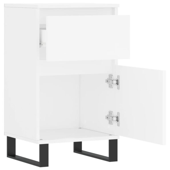 vidaXL Komoda biela 40x35x70 cm kompozitné drevo – Obrázok 6