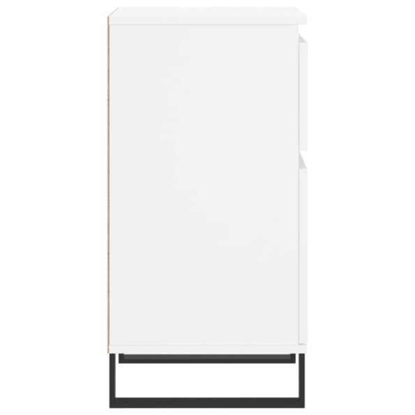 vidaXL Komoda biela 40x35x70 cm kompozitné drevo – Obrázok 7