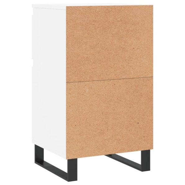 vidaXL Komoda biela 40x35x70 cm kompozitné drevo – Obrázok 8