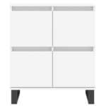 vidaXL Komoda biela 60x35x70 cm spracované drevo – Obrázok 5