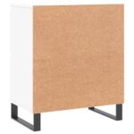 vidaXL Komoda biela 60x35x70 cm spracované drevo – Obrázok 8