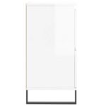 vidaXL Komoda vysoký lesk biela 60x35x70 cm spracované drevo – Obrázok 7